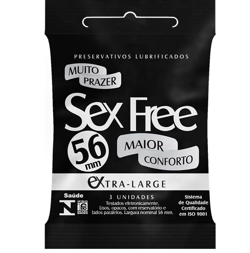 Preservativo Extra Large 56mm c 3un